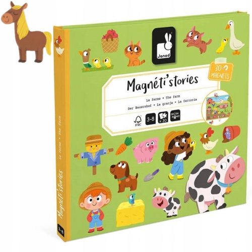  Magnetic puzzle Farm Magneti'stories 3+ JANOD