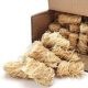 Environmentally friendly firelighter made of wood wool and natural wax, 10 kg