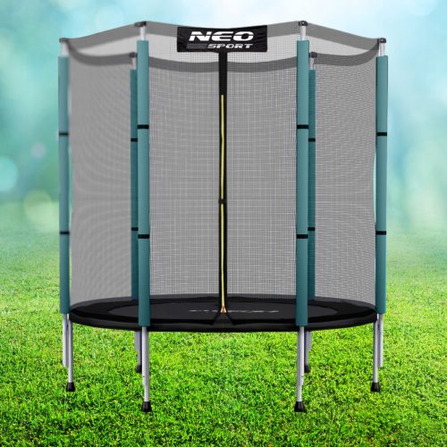 Trampoline with net EXTRA GARDEN TRAMPOLINE FOR CHILDREN WITH NET 140 cm FT 4.5 (140 cm)