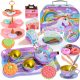  METAL TEA SET for children SET OF CUPS SWEETS SUITCASE +