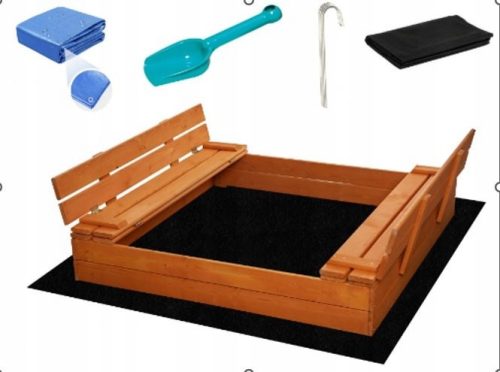 wooden sandpit 1 kg Springos