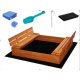 wooden sandpit 1 kg Springos