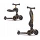  Scoot & Ride Three-Wheel Scooter Black, Gold