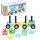  Wooden train with blocks sorter blocks + wagons MARIONETTE 11pcs