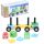  Wooden train with blocks sorter blocks + wagons MARIONETTE 11pcs