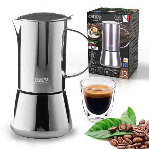  Coffee machine Coffee machine 500 ml Works with induction, gas, steel Camry