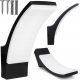  Garden wall light Decorya white, black, integrated LED source 12 W