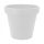  Corners Edges Flowerpot 40 cm x 40 x 35 cm Diameter 40 cm Plastic white