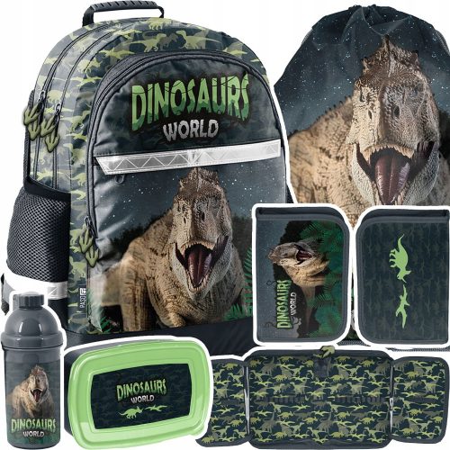  SCHOOL BACKPACK FOR A BOY WITH DINOSAUR DINO ROAR + 4 more products