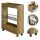 Bathroom shelf, kitchen, toilet cabinet on wheels, narrow bookcase, 60 x 20 x 70 cm