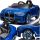  New battery-powered car for children BMW i4 blue 12V 7Ah 2x35W