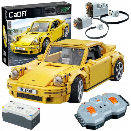  CADA BLOCKS REMOTE CONTROLLED CITY CAR RUF CTR WITH RC 1515 EL DRIVE