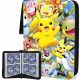  Pokemon Card Album, Pikachu Folder for 400 Cards, 60 Cards