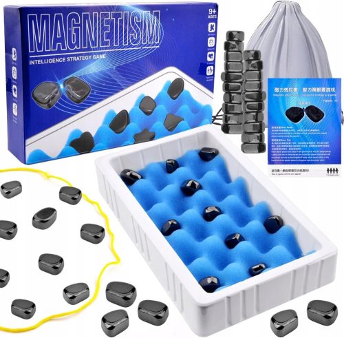  MAGNETIC CHESS SET MAGNETIC STONES CHESS EDUCATIONAL PLAY SET