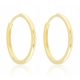  EARRINGS surgical steel HOOPS 1.8cm gold plated