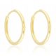  EARRINGS surgical steel HOOPS 1.8cm gold plated