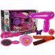  Beauty Set with Accessories Hair Dryer Straightener Pink