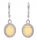  HANGING SILVER EARRINGS RHODIUM-PLATED MARQUISE OPAL !!