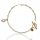  SILVER BRACELET -925- GOLD PLATED-