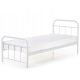 Halmar Linda metal single bed 90x200 white