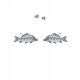  Silver Fish Earrings Carp 925 Gift Woman Jewelry DEDICATION FREE