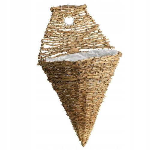  Videx Garden flowerpot 19 cm x 30 x 52 cm, wickerwork in brown and beige tones