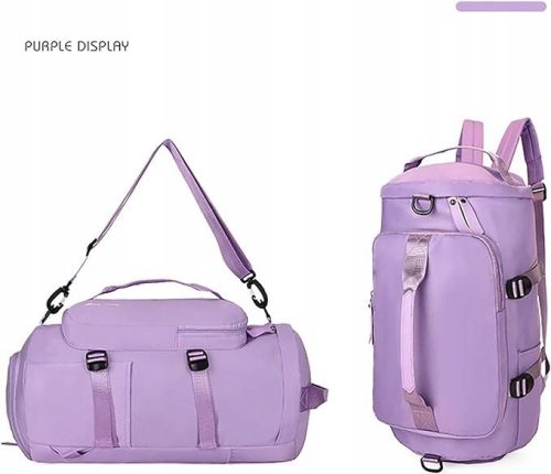  Sports bag backpack with shoe compartment Violet