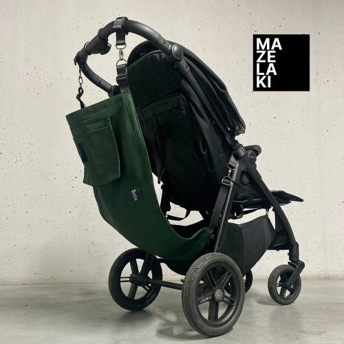  MAZELAKI HAMMOCK ADDITIONAL STROLLER, BOTTLE GREEN