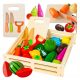  Wooden Fruits and Vegetables Doris for Cutting