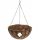  Flowerpot by Koopman International, 30 cm x 30 x 13.5 cm, diameter 30 cm, metal tones in brown and beige