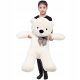  Teck white teddy bear mascot 100 cm