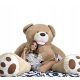  BIG TEDDY BEAR Mascot Toy Big Teddy Bear 200 Light Brown #For Gift