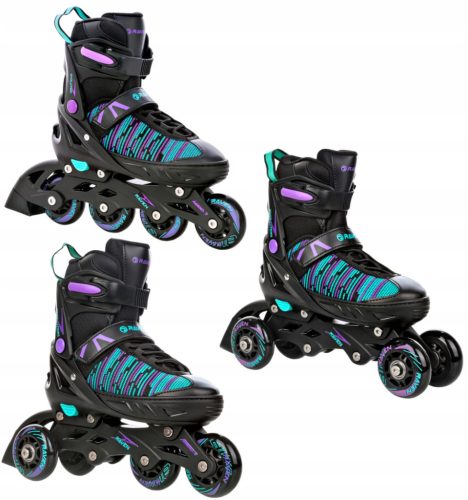  Patins Raven Cande Noir, tailles 31-35