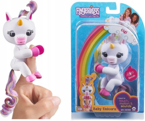  FINGERLINGS - INTERACTIVE FINGER UNICORN - UNICORN Gigi WowWee white