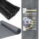 Grey masking shade net 1.5 x 50 m, 90% XXL