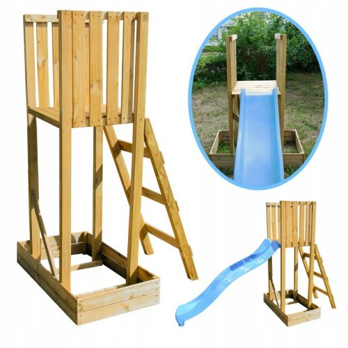 Slide base, height 150 cm, impregnated platform