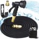  GARDEN HOSE 30M EXTENDABLE CONNECTIONS GUN HOOK