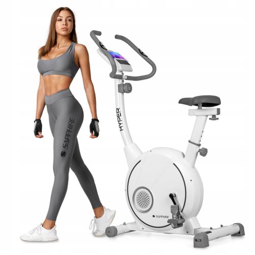  Sapphire HYPER WHITE vertical magnetic exercise bike