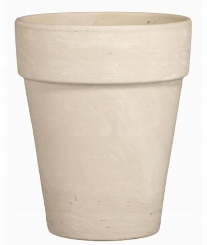  Spang flowerpot 26 cm x 22 x 26 cm diameter 22 cm ceramic tones in grey and silver