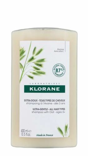 Klorane Oat Milk Shampoo, Gentle Cleansing for All Hair Types - 400 ml