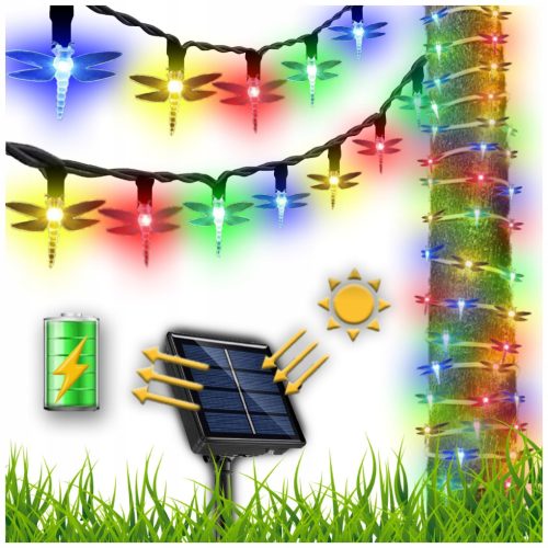  YoloDiem Garland 700 cm battery-operated, Solar