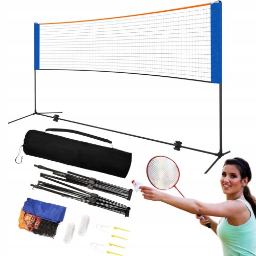 MULTIFUNCTIONAL ADJUSTABLE SPORTS NET 3in1 BADMINTON TENNIS VOLLEYBALL