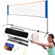 MULTIFUNCTIONAL ADJUSTABLE SPORTS NET 3in1 BADMINTON TENNIS VOLLEYBALL