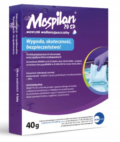  MOSPILAN against aphids, moths, vegetable and fruit pests, 40 g