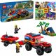  LEGO City 604126 LEGO CITY 60412 OFF-ROAD FIRE TRUCK WITH RESCUE BOAT BLOCKS GIFT + LEGO CATALOG 2024 NEW