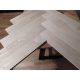 OAK PARQUET, herringbone pattern SOLID, CLASS 1, 9 cm wide. Board