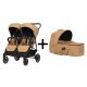  Euro-Cart Twin Stroller Stroller for Twins Euro-Cart Doblo Euro-Cart + LIGHTWEIGHT SOFT GONDOL BABY INSERT FOR CAMEL STROLLER EUROCART DOBLO