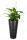  Form-Plastic flowerpot 30 cm x 30 x 56 cm diameter 30 cm plastic black, grey and silver tones