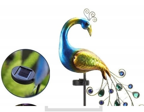  LED PAW multi-colored garden solar lamp