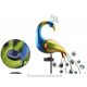  LED PAW multi-colored garden solar lamp